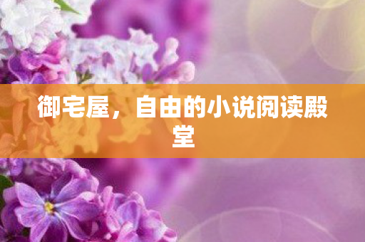 御宅屋，自由的小说阅读殿堂