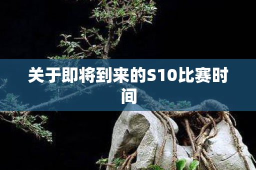 关于即将到来的S10比赛时间