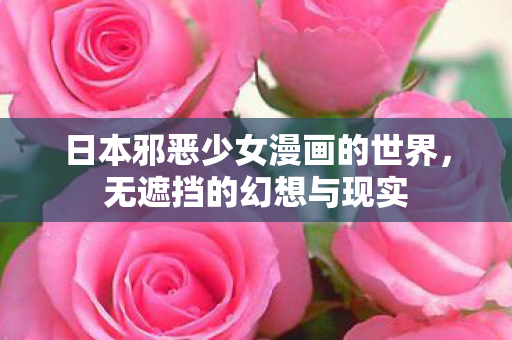 日本邪恶少女漫画的世界，无遮挡的幻想与现实