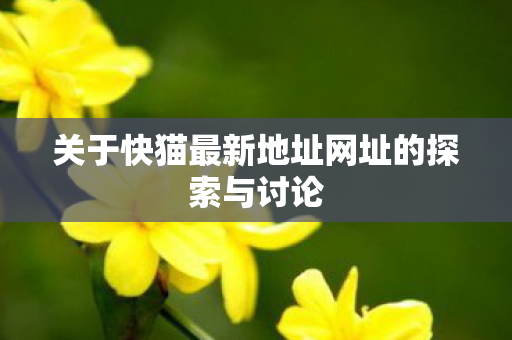 关于快猫最新地址网址的探索与讨论