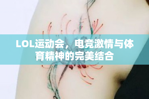 LOL运动会，电竞激情与体育精神的完美结合
