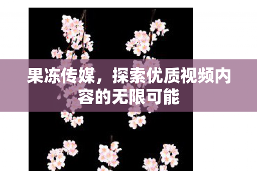 果冻传媒，探索优质视频内容的无限可能
