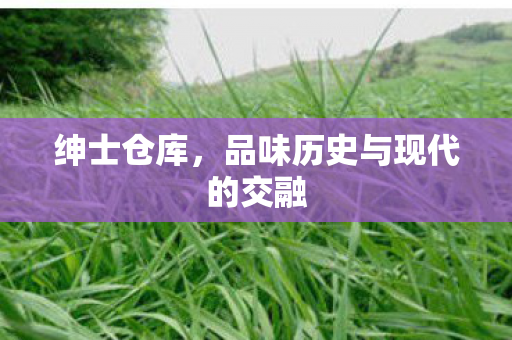 绅士仓库，品味历史与现代的交融