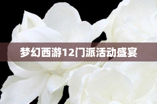 梦幻西游12门派活动盛宴