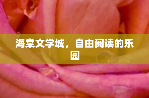 海棠文学城，自由阅读的乐园