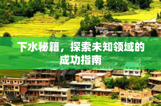 下水秘籍，探索未知领域的成功指南