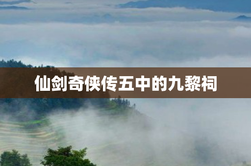 仙剑奇侠传五中的九黎祠