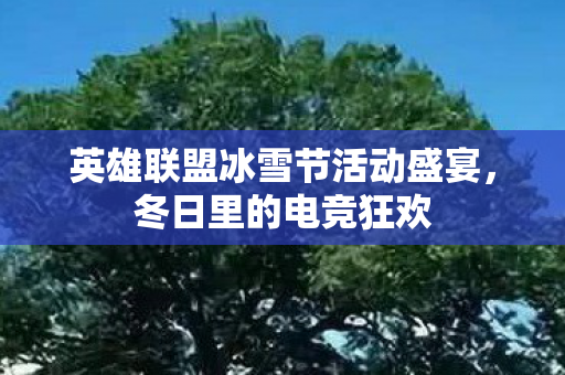 英雄联盟冰雪节活动盛宴，冬日里的电竞狂欢