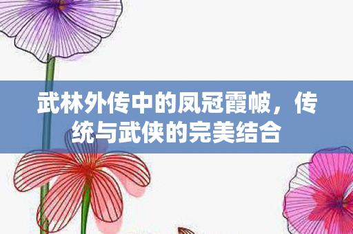 武林外传中的凤冠霞帔，传统与武侠的完美结合