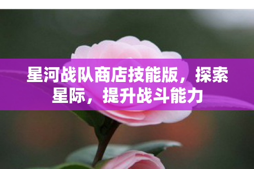 星河战队商店技能版，探索星际，提升战斗能力