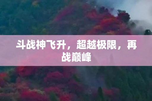 斗战神飞升，超越极限，再战巅峰