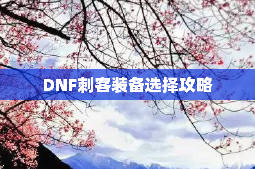 DNF刺客装备选择攻略