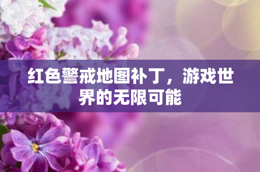 红色警戒地图补丁，游戏世界的无限可能