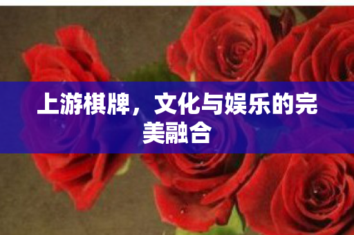 上游棋牌，文化与娱乐的完美融合