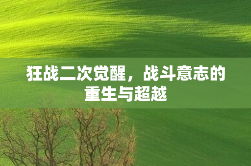 狂战二次觉醒，战斗意志的重生与超越
