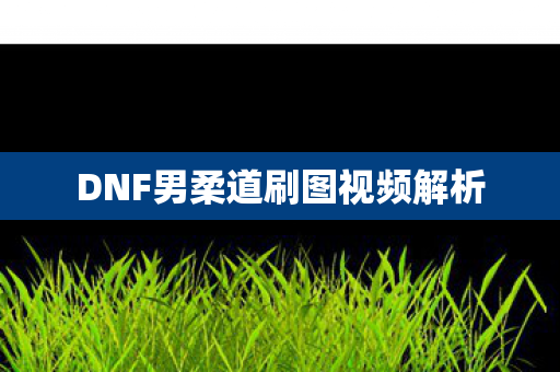DNF男柔道刷图视频解析