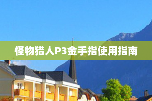 怪物猎人P3金手指使用指南