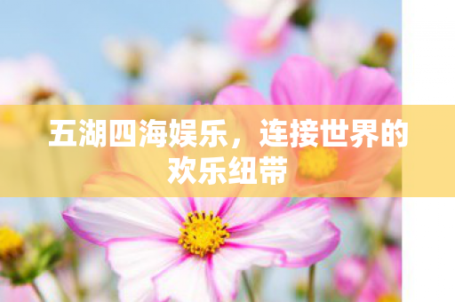 五湖四海娱乐，连接世界的欢乐纽带