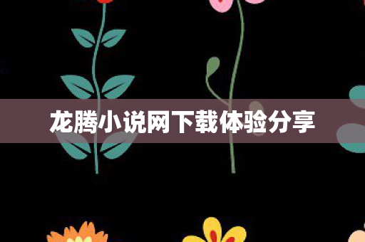 龙腾小说网下载体验分享