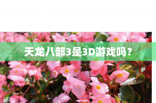 天龙八部3是3D游戏吗？