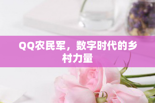 QQ农民军，数字时代的乡村力量