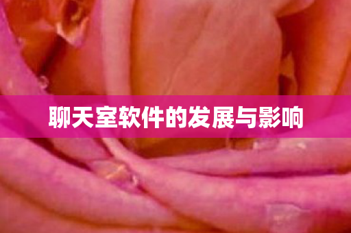 聊天室软件的发展与影响