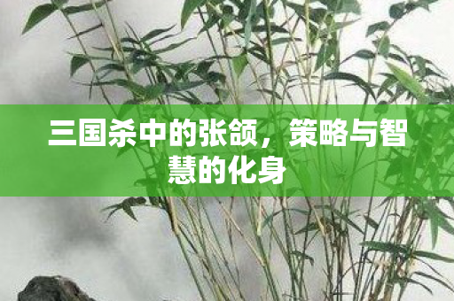 三国杀中的张颌，策略与智慧的化身