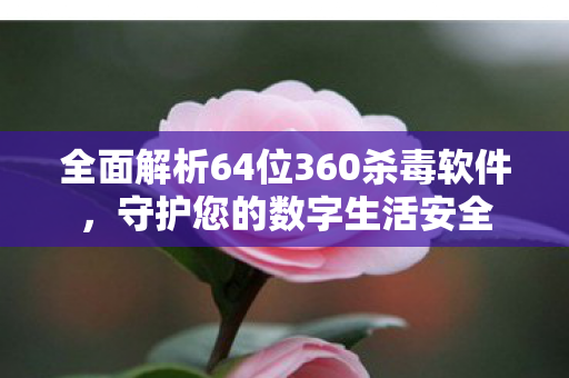 全面解析64位360杀毒软件，守护您的数字生活安全