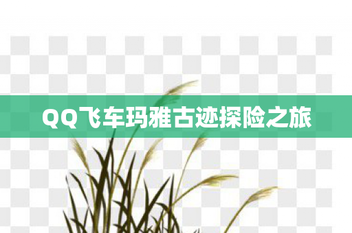 QQ飞车玛雅古迹探险之旅