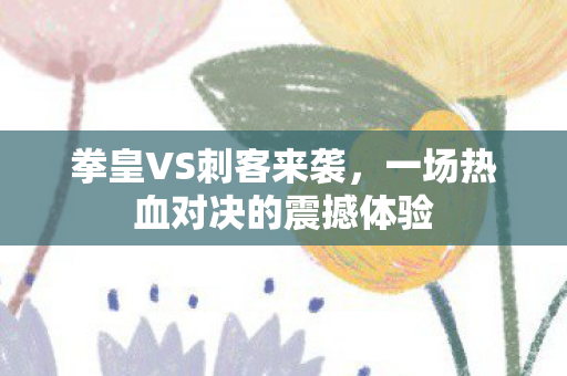 拳皇VS刺客来袭，一场热血对决的震撼体验