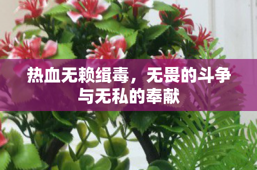 热血无赖缉毒，无畏的斗争与无私的奉献