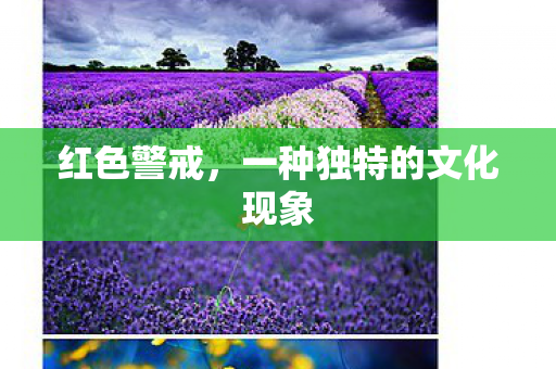 红色警戒，一种独特的文化现象