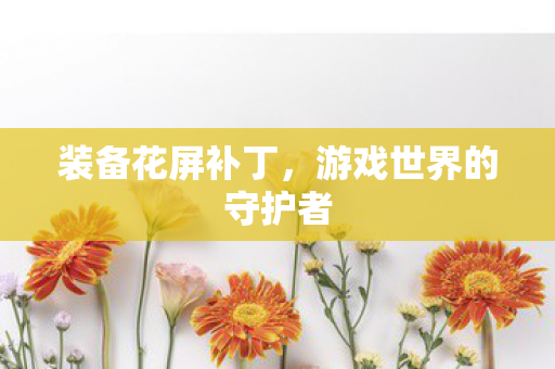 装备花屏补丁，游戏世界的守护者