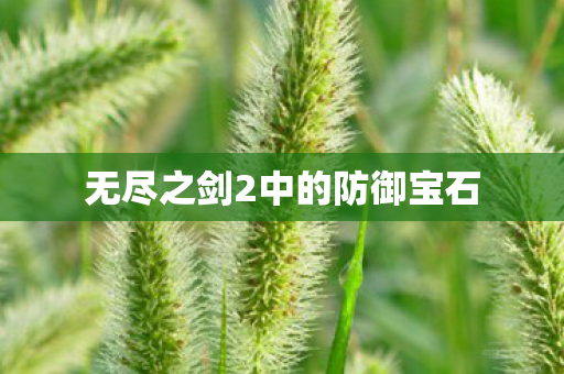 无尽之剑2中的防御宝石