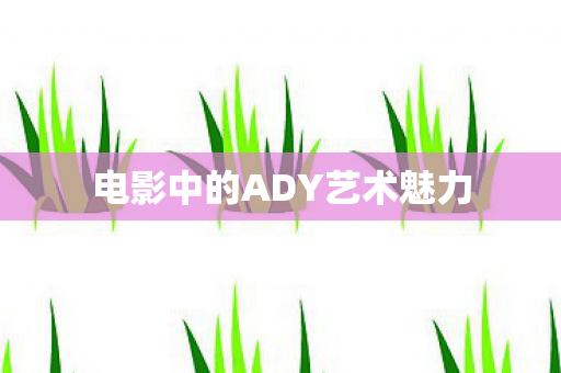 电影中的ADY艺术魅力