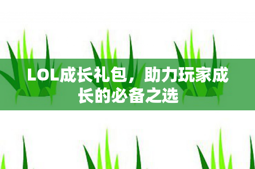 LOL成长礼包，助力玩家成长的必备之选