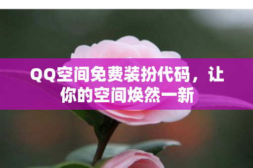 QQ空间免费装扮代码，让你的空间焕然一新