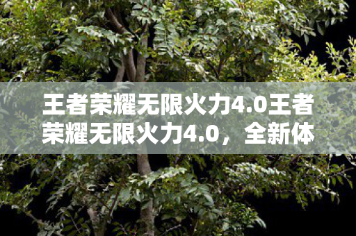 王者荣耀无限火力4.0王者荣耀无限火力4.0，全新体验，再战江湖！