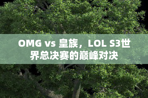 OMG vs 皇族，LOL S3世界总决赛的巅峰对决