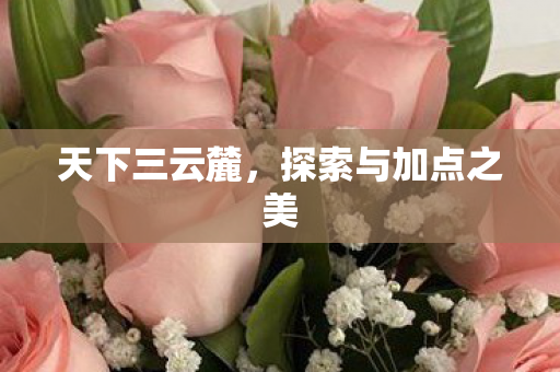 天下三云麓，探索与加点之美