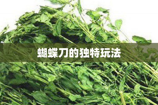 蝴蝶刀的独特玩法