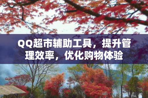 QQ超市辅助工具，提升管理效率，优化购物体验