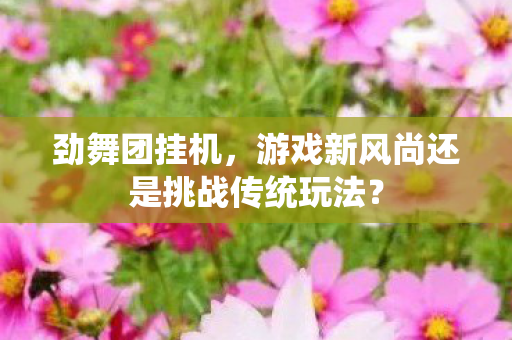 劲舞团挂机，游戏新风尚还是挑战传统玩法？