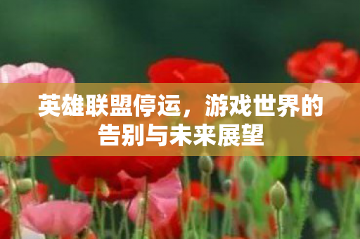 英雄联盟停运，游戏世界的告别与未来展望