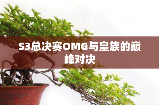 S3总决赛OMG与皇族的巅峰对决