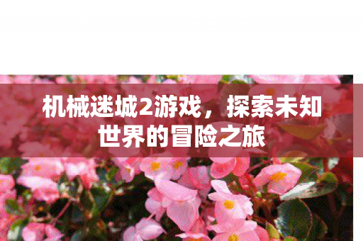 机械迷城2游戏，探索未知世界的冒险之旅