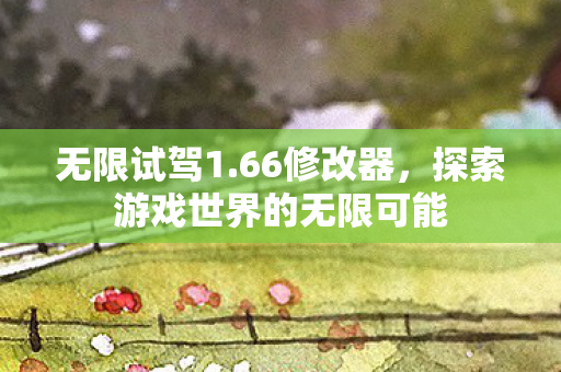 无限试驾1.66修改器，探索游戏世界的无限可能
