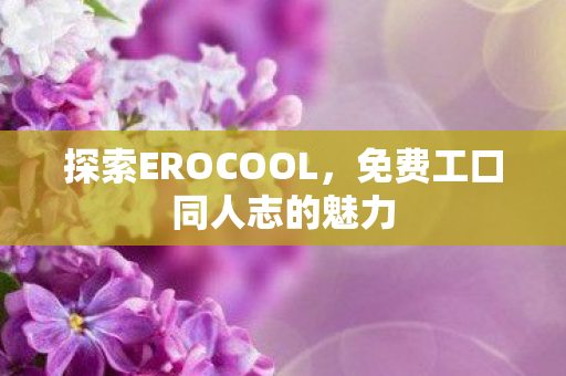 探索EROCOOL，免费工口同人志的魅力