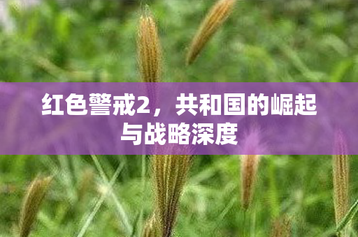 红色警戒2，共和国的崛起与战略深度