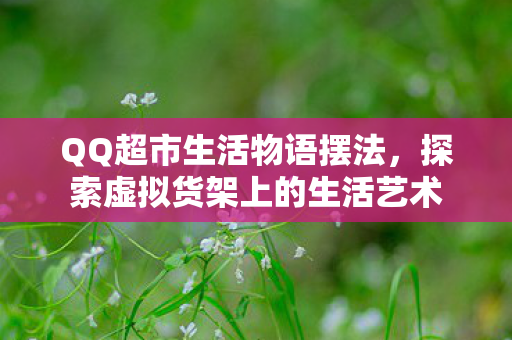 QQ超市生活物语摆法，探索虚拟货架上的生活艺术